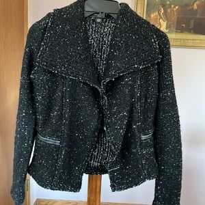 Ann Taylor Petite XXSP black sweater wrap